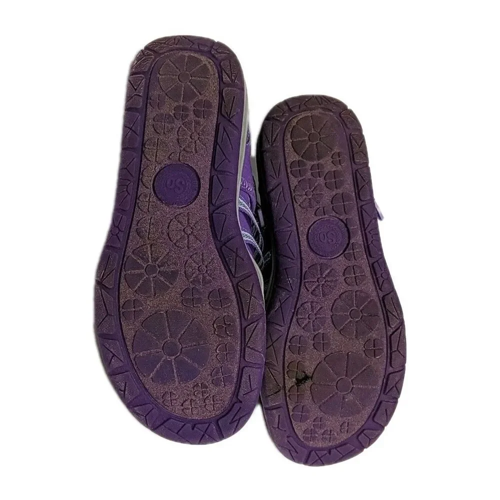 SO Girls Water Sandals 4 M Outdoors Fisherman Wet Shoes Strappy Purple